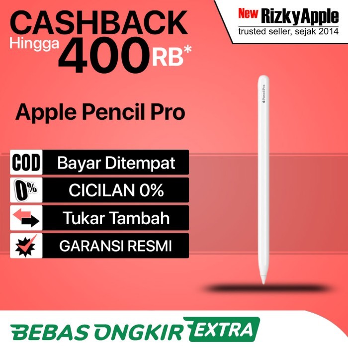 Apple Pencil Pro Garansi Resmi iBox for iPad Pro M4 and iPad Air M2 2024