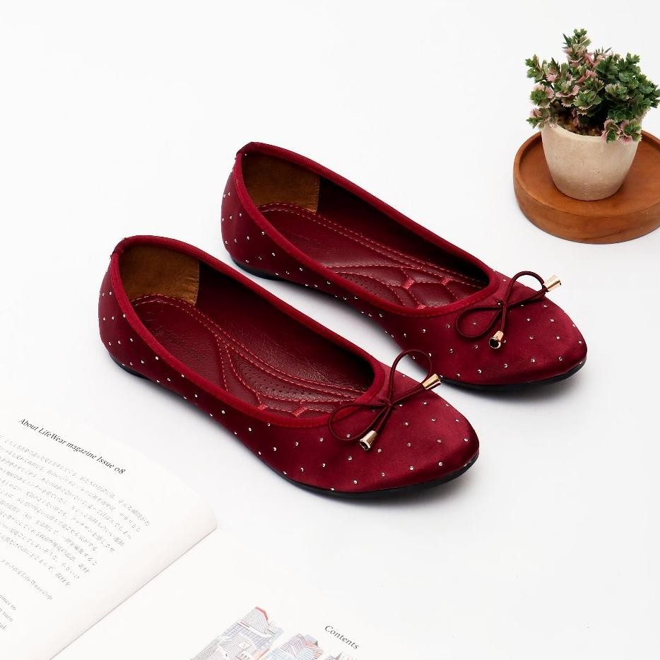 Green Love Sepatu Flatshoes Wanita Aleena