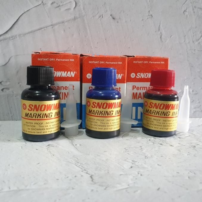 

TERMURAH - tinta snowman permanen
