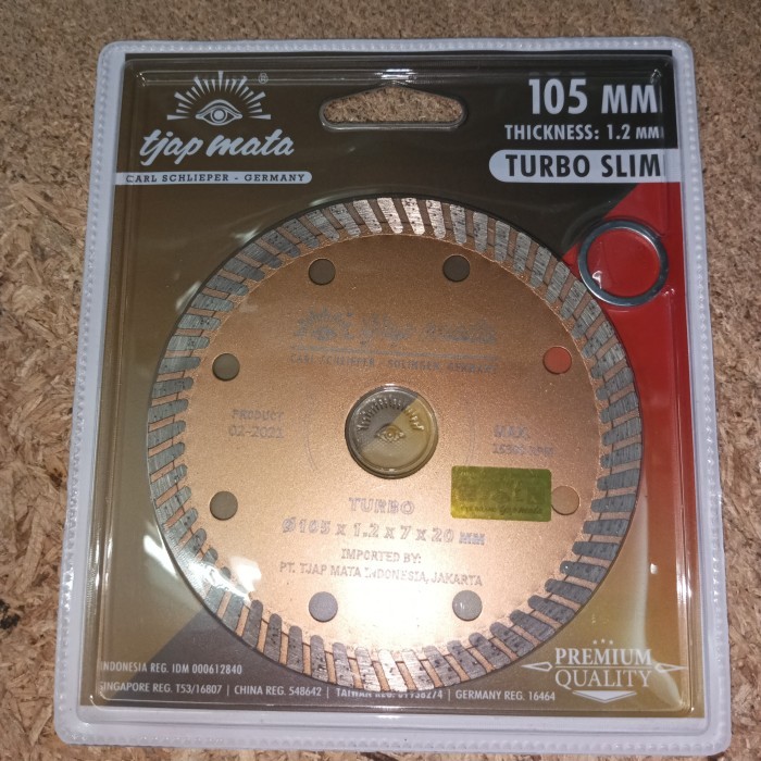 Diamond wheel Tjap Mata / Pisau potong keramik Tjap Mata Slim 1.2mm