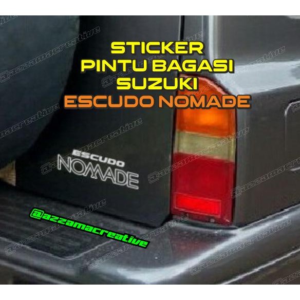 Terlaris Stiker Bagasi Escudo Nomade For Suzuki Escudo Nomade