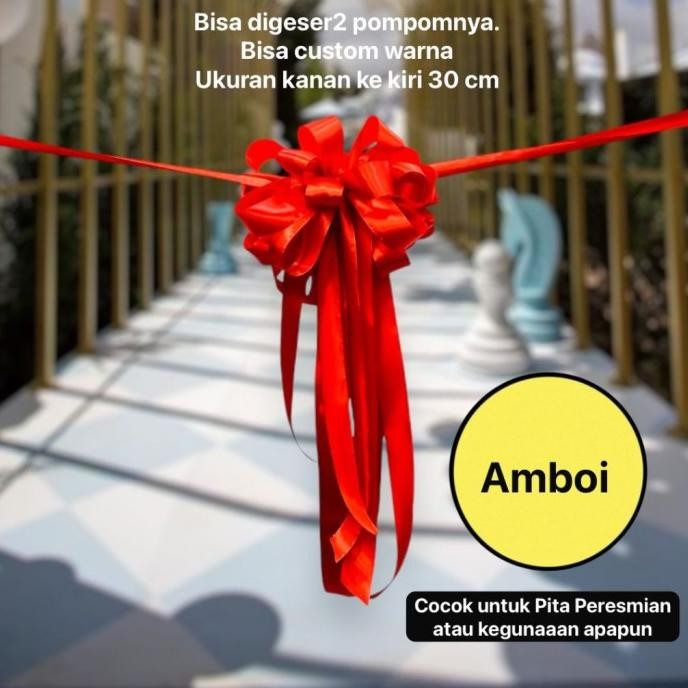 

BEBAS ONGKIR - Pita Peresmian model simpul
