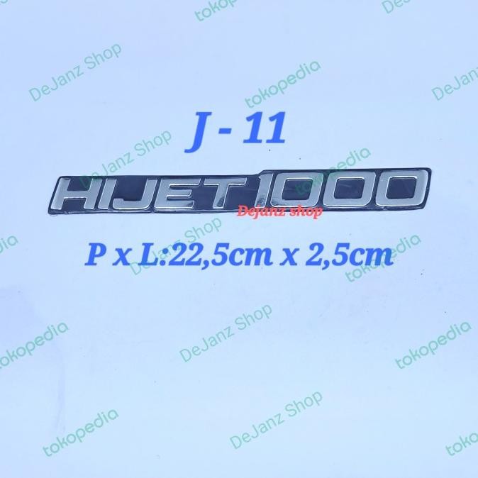 Terlaris Emblem Logo Tulisan Stiker Sticker Tempelan Hijet 1000 S75 Hijet1000