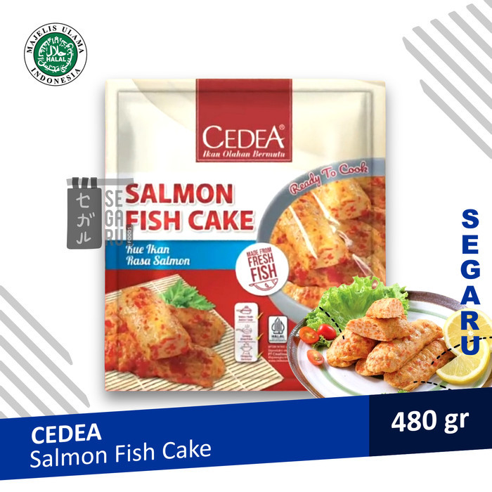 

Cedea Salmon Fish Cake Kue Baso Ikan Rasa Salmon 480 Gram