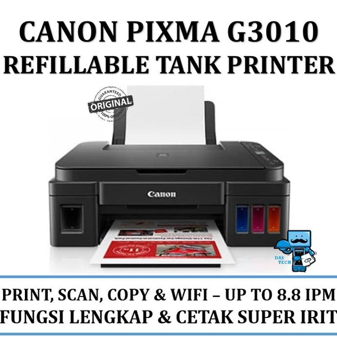 Printer Infus Scan Copy Print Wifi Canon G3010 Original Pabrik Bawaan Dazilanura