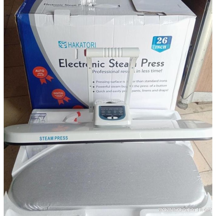 bantalan mesin press Mesin Magic Steam Press HAKATORI / Kerah Kaos Sablon Portable 26 Inch AUL