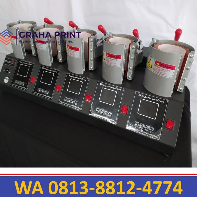 harga mesin press sablon dtf Mesin Press Mug 5 Moulding INNOVATEC Alat Sablon Digital Mug 5in1 AUL
