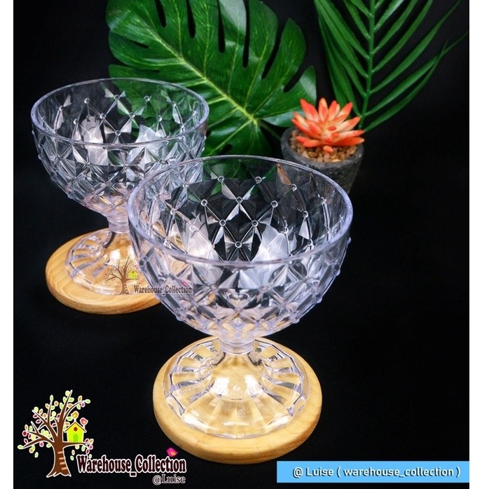 Adaajaa Gelas es buah model ikan GBMI 5039N/ MBKB7069 / Gelas akrilik / gelas es campur / gelas