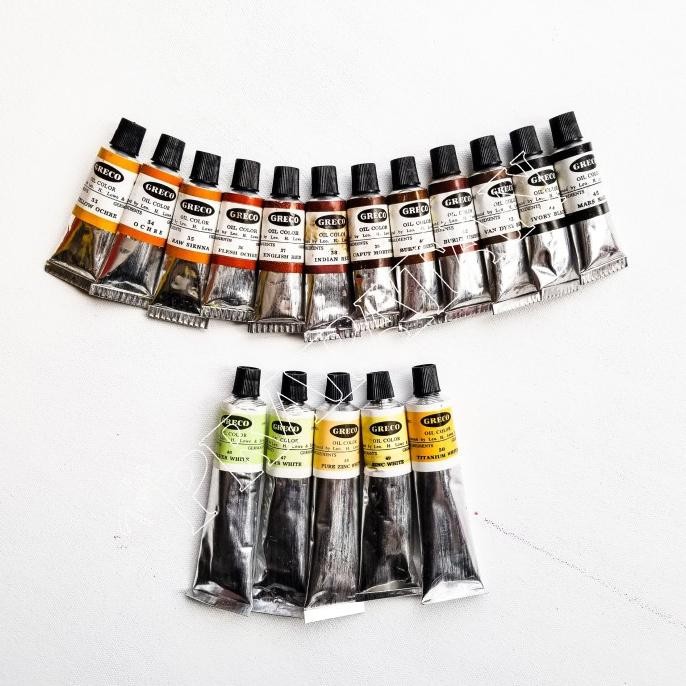 

Diminati Greco Oil Color / Oil Colour / Cat Minyak Greco 21Ml (Kategori 3) Neo