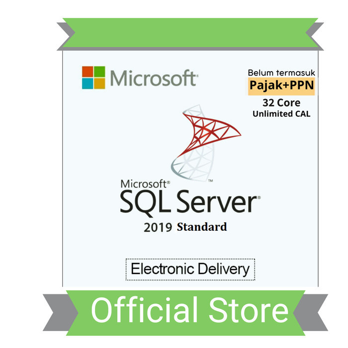 Microsoft Sql Server 2019 Standard 32 Core Unlimited CAL Original