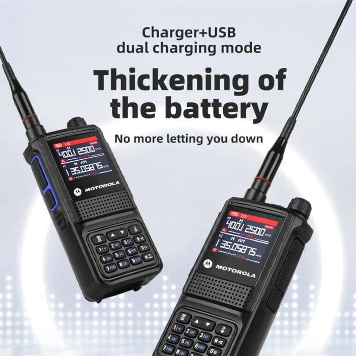 HT GP338PLUS Walkie talkie GP338PLUS 15W anti-air jarak jauh 50km
