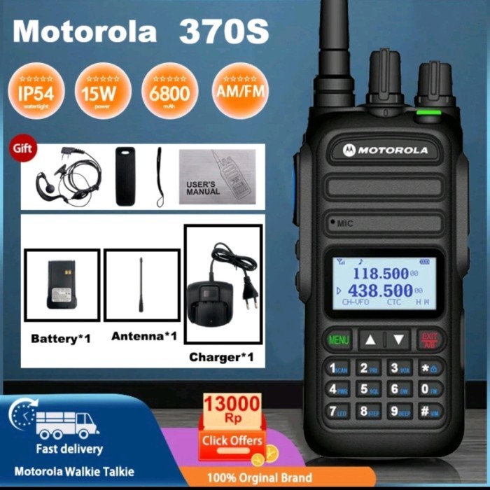 HT Walkie Talkie Motorola HX370S Original