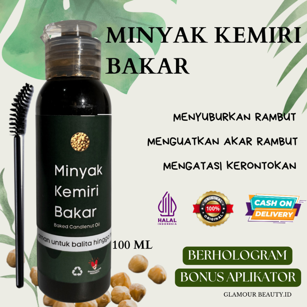 Nyak Keri Bakar Murni Umbuh Rambut 100 Ml - Bali Bpom / Umbuh Ebal Rambut Ghitam Alis Bulu Mata /