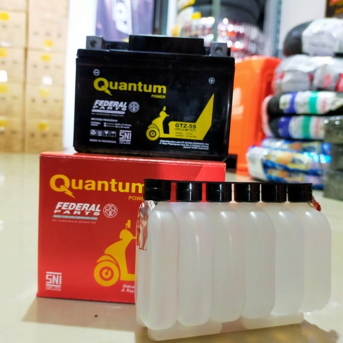 Ready Aki Federal Parts Quantum Power GTZ 5S Original New Aki Beat Vario