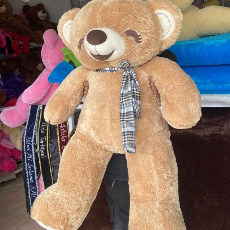 Boneka jumbo SNI ! Boneka Jumbo 1,1 Meter Teddy Bear Smiling Eyes Besar 1 2 1.1 1,1 1,2 1.2 M