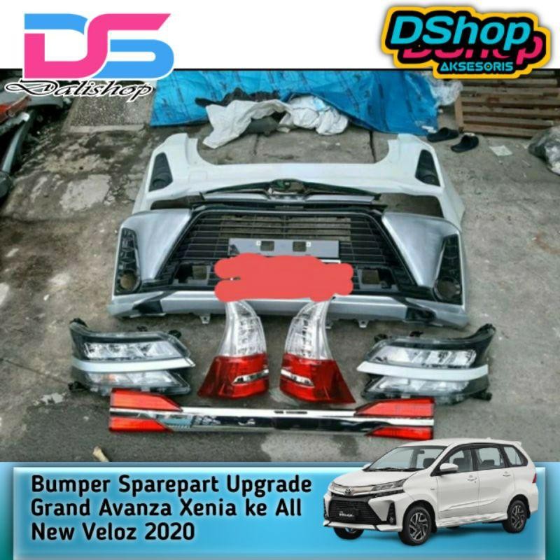 Paket Upgrade | Bumper Sparepart Upgrade Grand Avanza Xenia Ke All New Veloz 2020