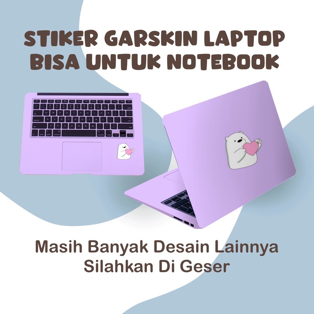 

*Fullbody* Multi Stiker Laptop Cover Notebook Kartun Karakter 68 Garskin Case/Stiker Premium Custom COD
