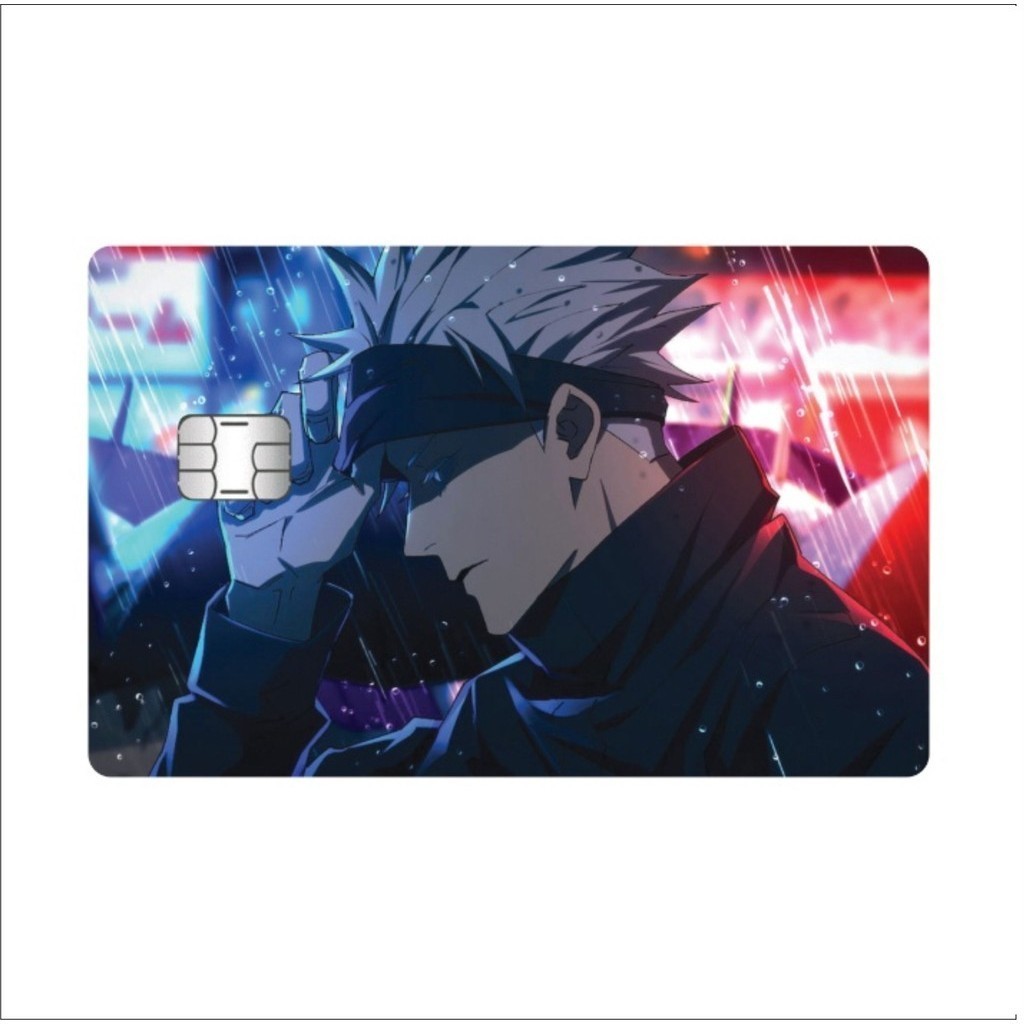 

*Fullbody* Stiker Atm Card Anime Jujutsu Kaisen Gojo Satoru Sukuna Kartu Bca Bri Mandiri Debit Credit Emoney Flazz Garskin Case/Stiker Premium Custom COD