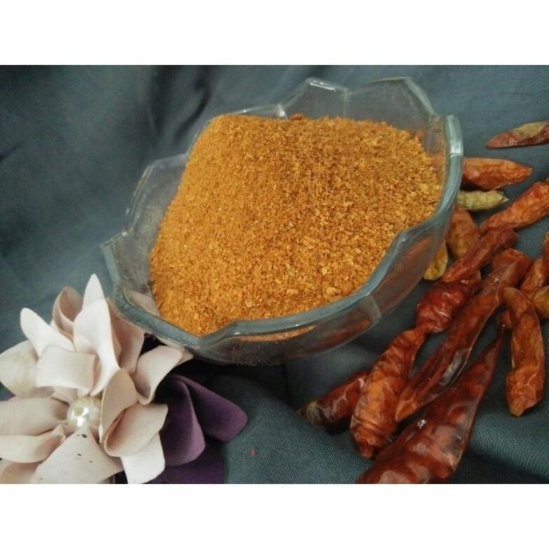 

Cabe Rawit Bubuk Pedas Nampol 120.000 SHU (1 KG) / Birds eye chili Powder