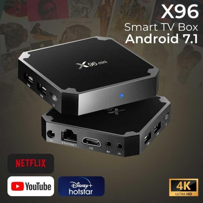 Alat ubah tv biasa jadi smart tv Android - X96 Mini Smart TV 2GB 16GB