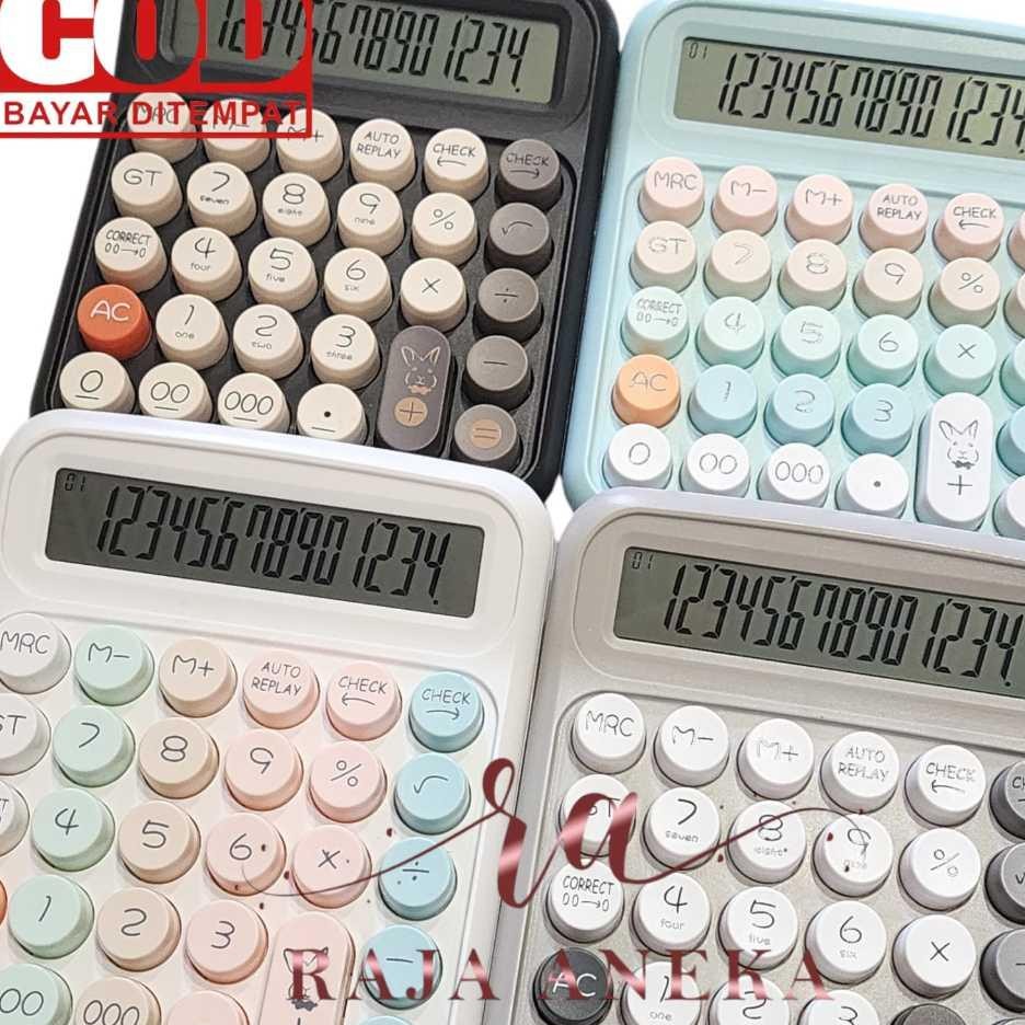 

Kalkulator Calculator Layar Besar 14 Digit Tampilan Hd Kc 2034 Kincizen Che & Correct