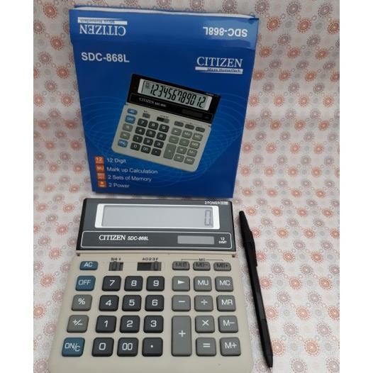 

Kalkulator Citizen Sdc 868L/Calculator 12 Digit Citizen Sdc-868L