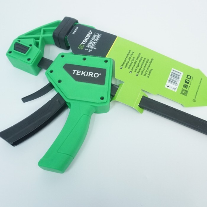 Heavy duty quick clamp 12" TEKIRO / Klem F pres kayu pres papan 12 inci tekiro / alat pres penahan k