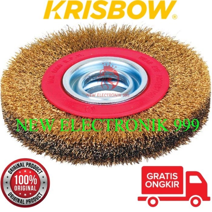 KRISBOW WHEEL BRUSH 200X25MM IRAWB4 KW0300043