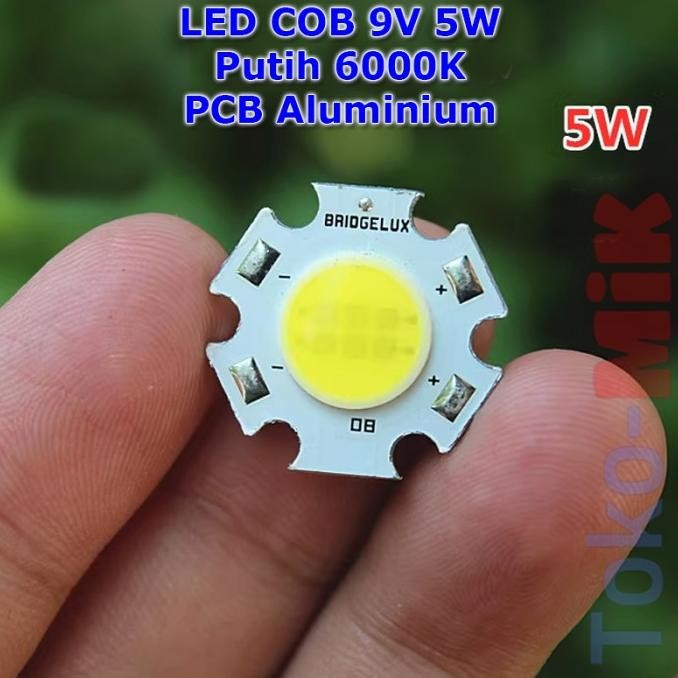 Diskon LED HPL COB Putih PCB Alumunium DC 9V 5W tokmi99 Segera Beli