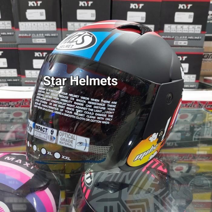 Helm Anak Mds R3 Junior Captain America #3 Matt Black