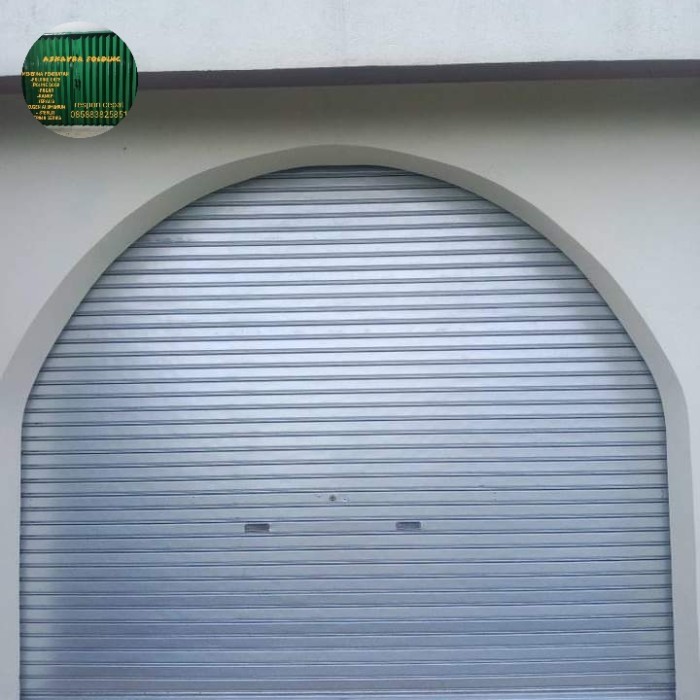 pintu Rolling door bahan galvalum