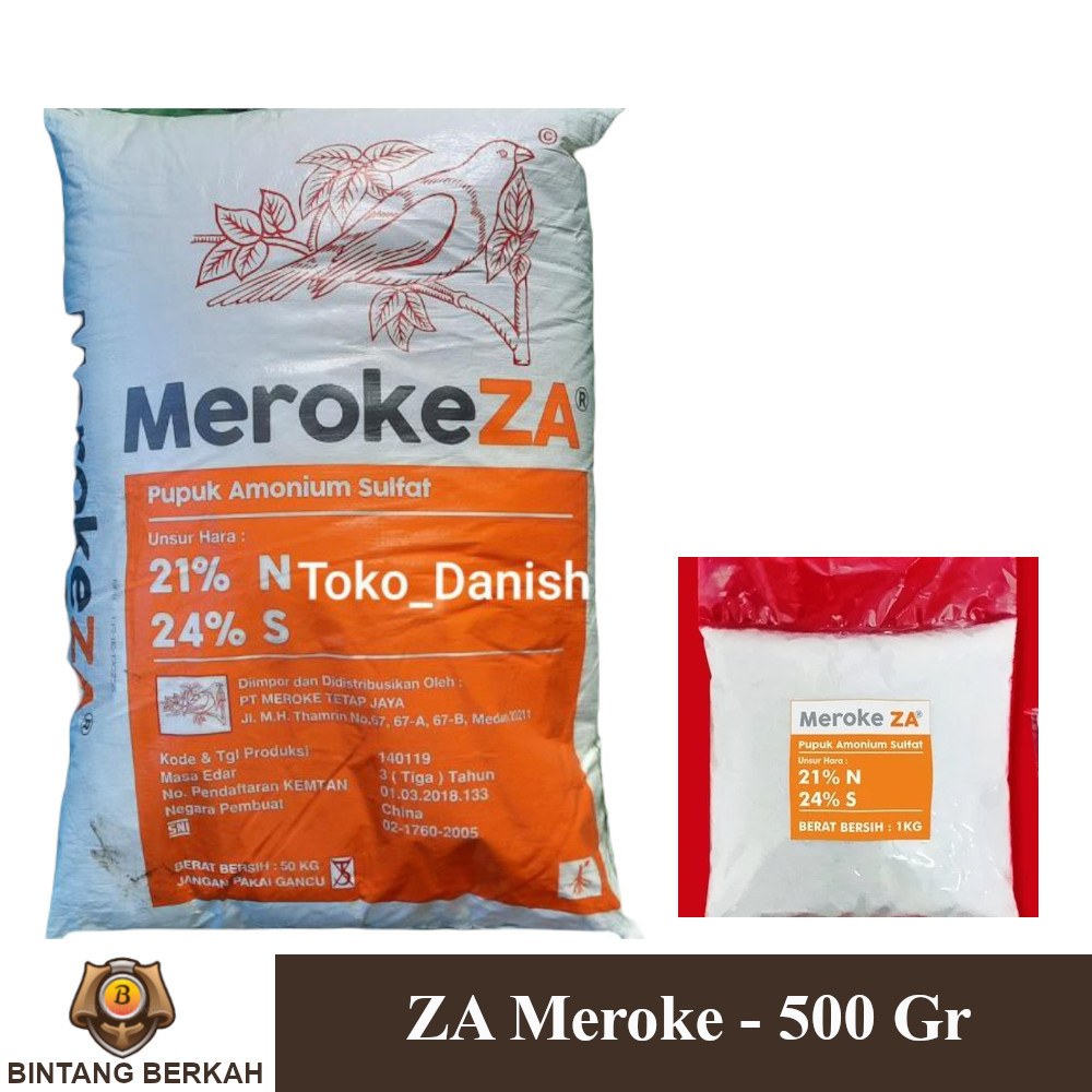 Pupuk ZA Meroke 500 Gram Pertanian