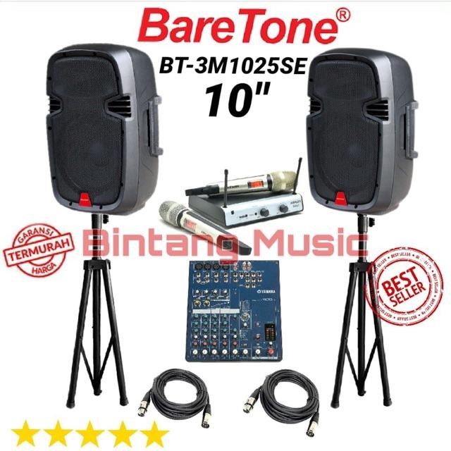 Paket Soundsystem Karaoke Baretone Bt-3M1015Se - 10 Inch Original