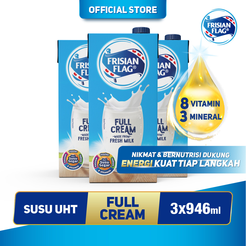 

Frisian Flag Family UHT Full Cream 946 ml x 3 pcs