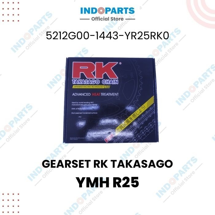 GEAR SET (girset) Yamaha R25, RK Takasago (G)