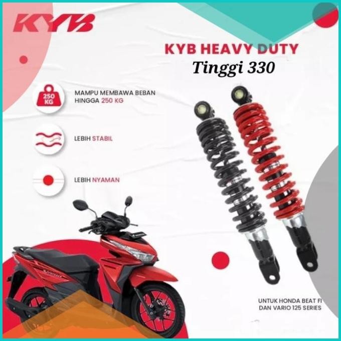 SHOCKBREAKER SHCOK KYB KAYABA HEAVY DUTY BEBAN BERAT ORIGINAL 330MM 11