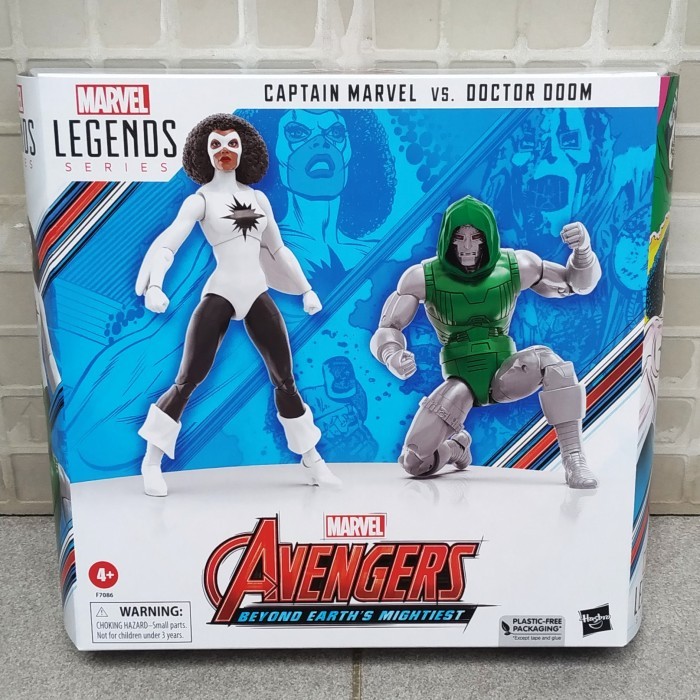 MARVEL LEGENDS 2-PACK CAPTAIN MARVEL & DOCTOR DR DOOM AVENGERS 60TH