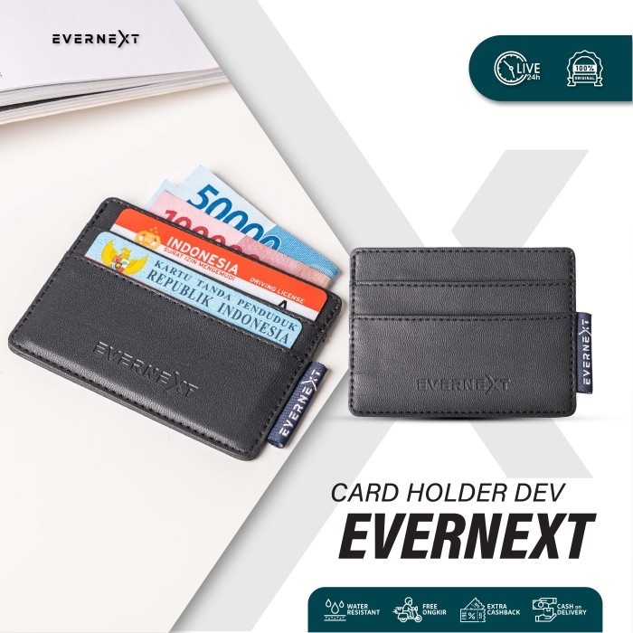 terlaris Dompet Kartu Uang Pria Card Holder Dev Pria Dompet Kulit Kartu ATM Pria Card Holder Tipis M
