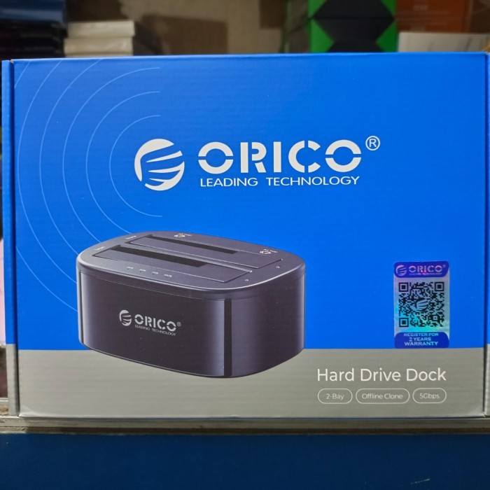 ORICO 6228US3-C Docking Harddisk Clone Dual Bay HDD & SSD