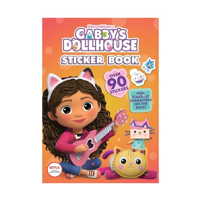 

Gabby's Dollhouse Sticker Book Include 90 Stickers