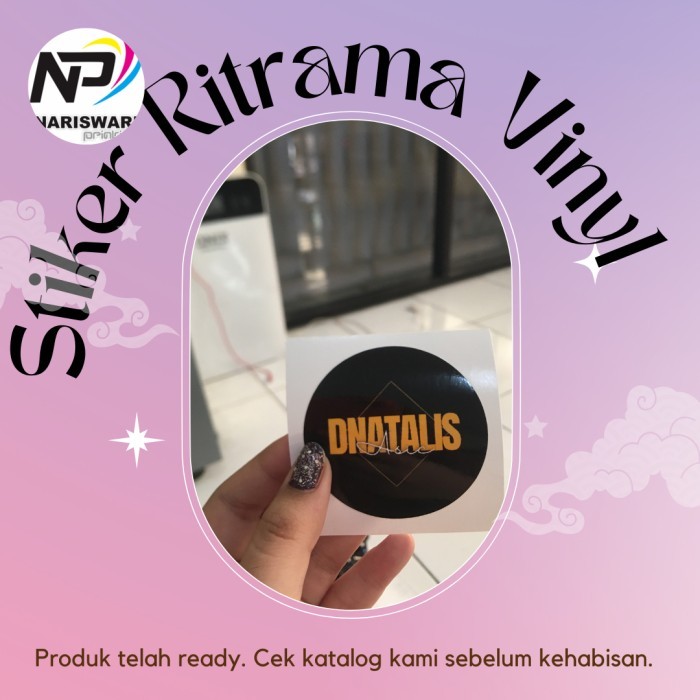 

Stiker Ritrama Vinyl Plus Cutting Plus Laminasi