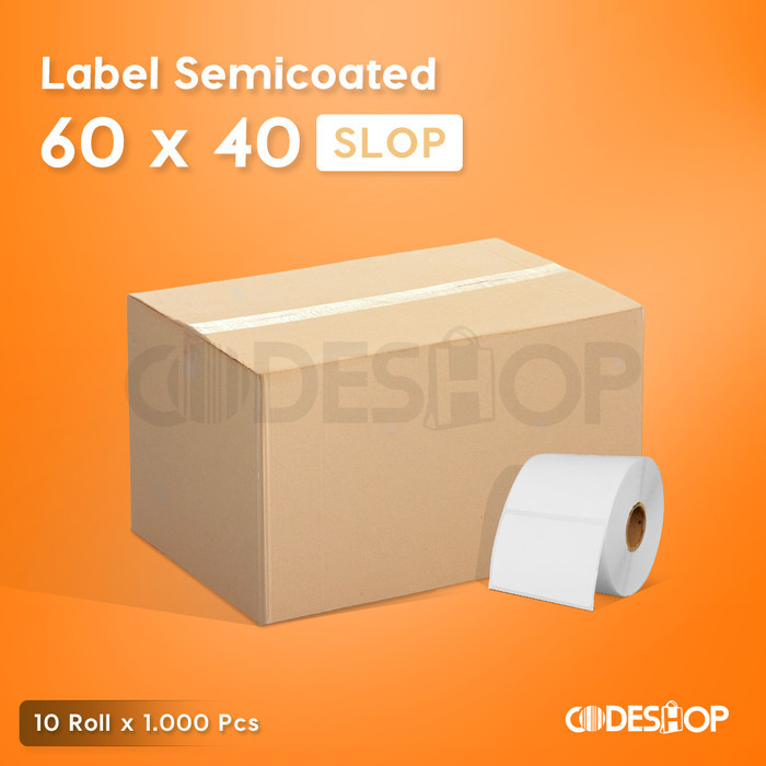 

1 Slop Isi 10 Label Harga 60 x 40 Semicoated 60x40mm 1000 Pcs