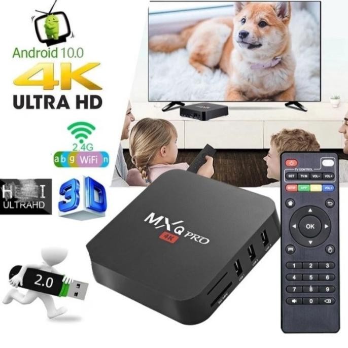Media Player TV Box Android MXQ Pro 4K Smart TV 2/16 GB MXQ