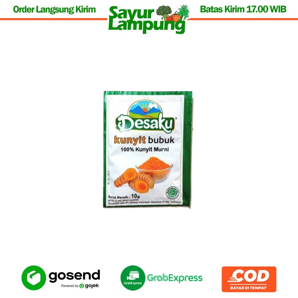

Desaku Kunyit Bubuk 1 Renceng - Sayur Lampung