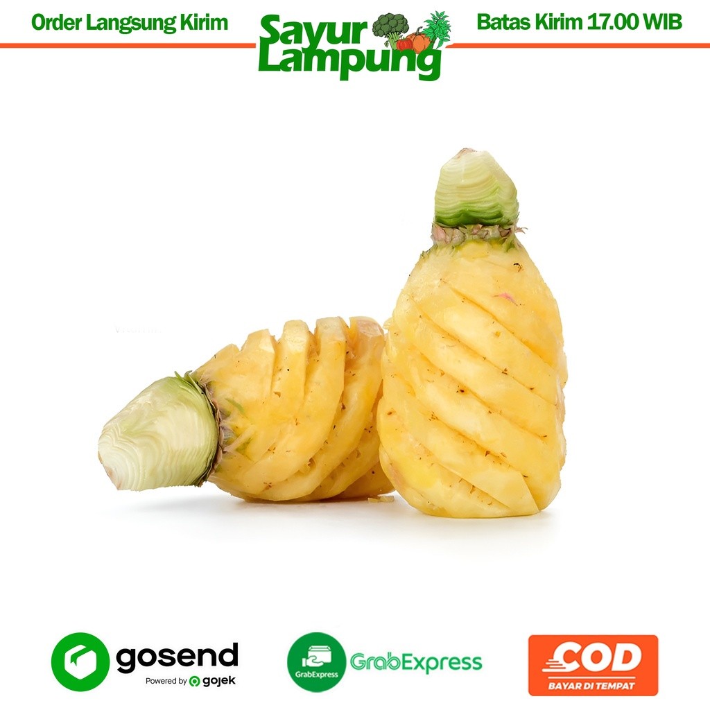 

Nanas Kupas 1 Pack - Sayur Lampung