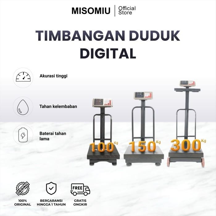 Timbangan Duduk Digital Matrix 100Kg / Timbangan Duduk Display 2 Layar
