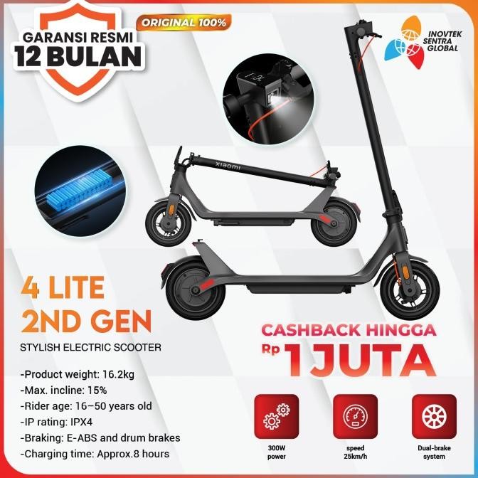 Xiaomi Mi Electric Scooter 4 Lite | 2Nd Generation Scooter Elektrik