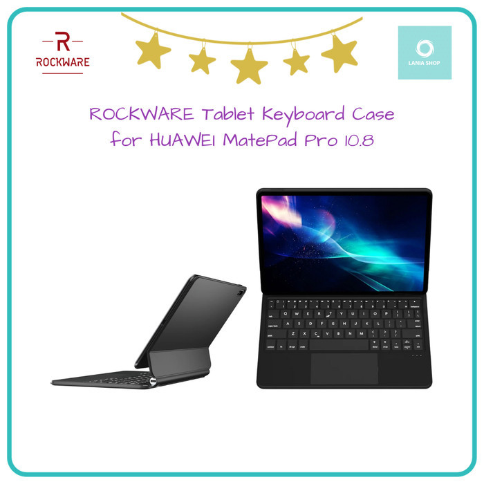 ROCKWARE Tablet Keyboard Case for HUAWEI MatePad Pro 10.8