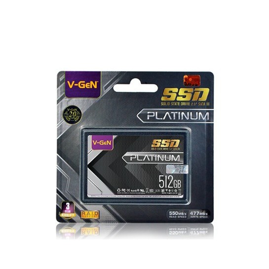 SSD V-Gen Vgen Platinum 512GB SATA III