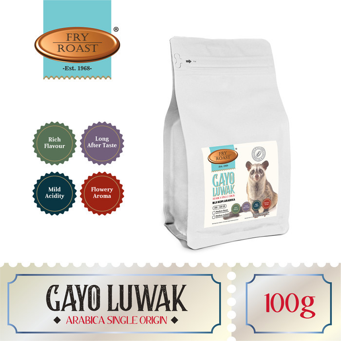

KOPI ARABIKA GAYO LUWAK LIAR 100 GRAM BIJI DAN BUBUK